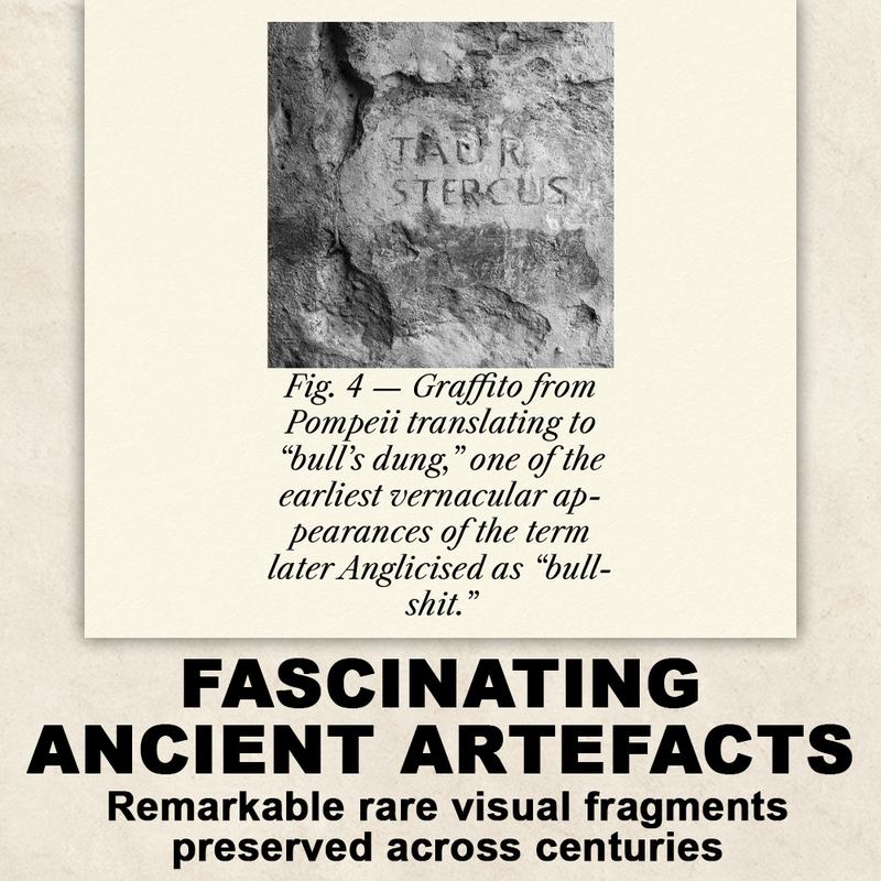 Artefacts page from BULLSHIT The Odyssey of a Word