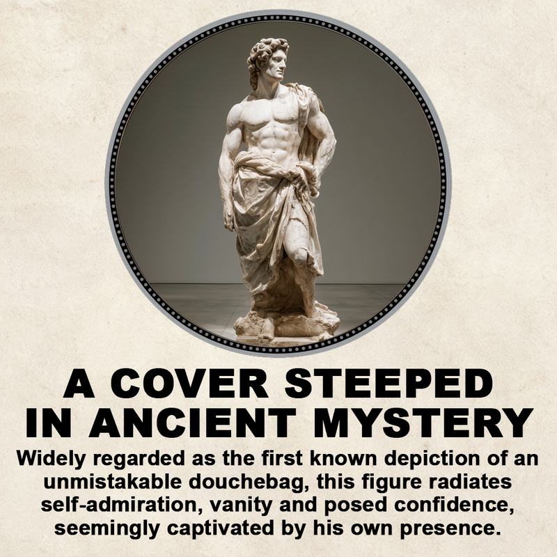 Cover mystery page from DOUCHEBAG The Odyssey of a Word