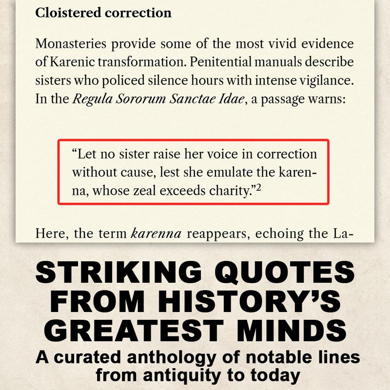Quotations page from KAREN The Odyssey of a Word